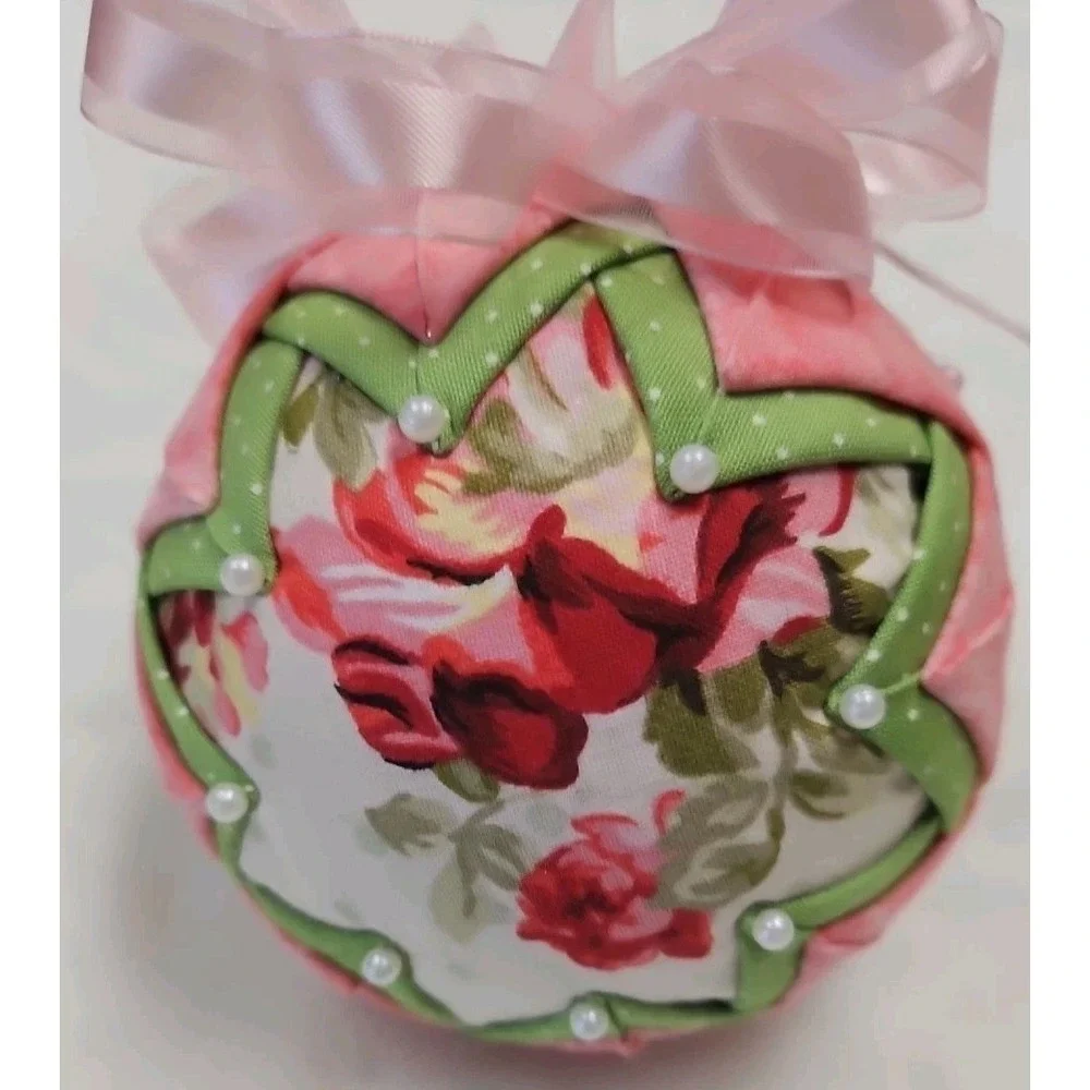 2‎ Handmade Pink Ornaments